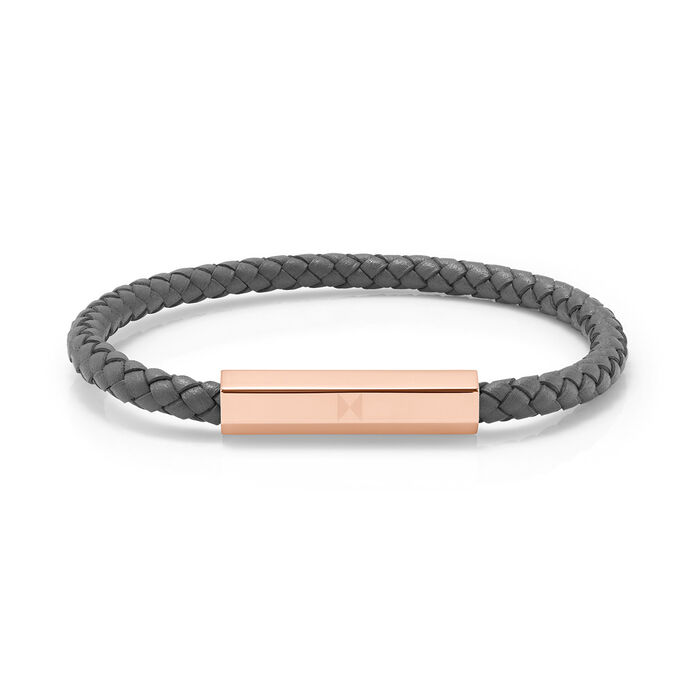 Leather Braid Bracelet — Men's Leather Bracelet