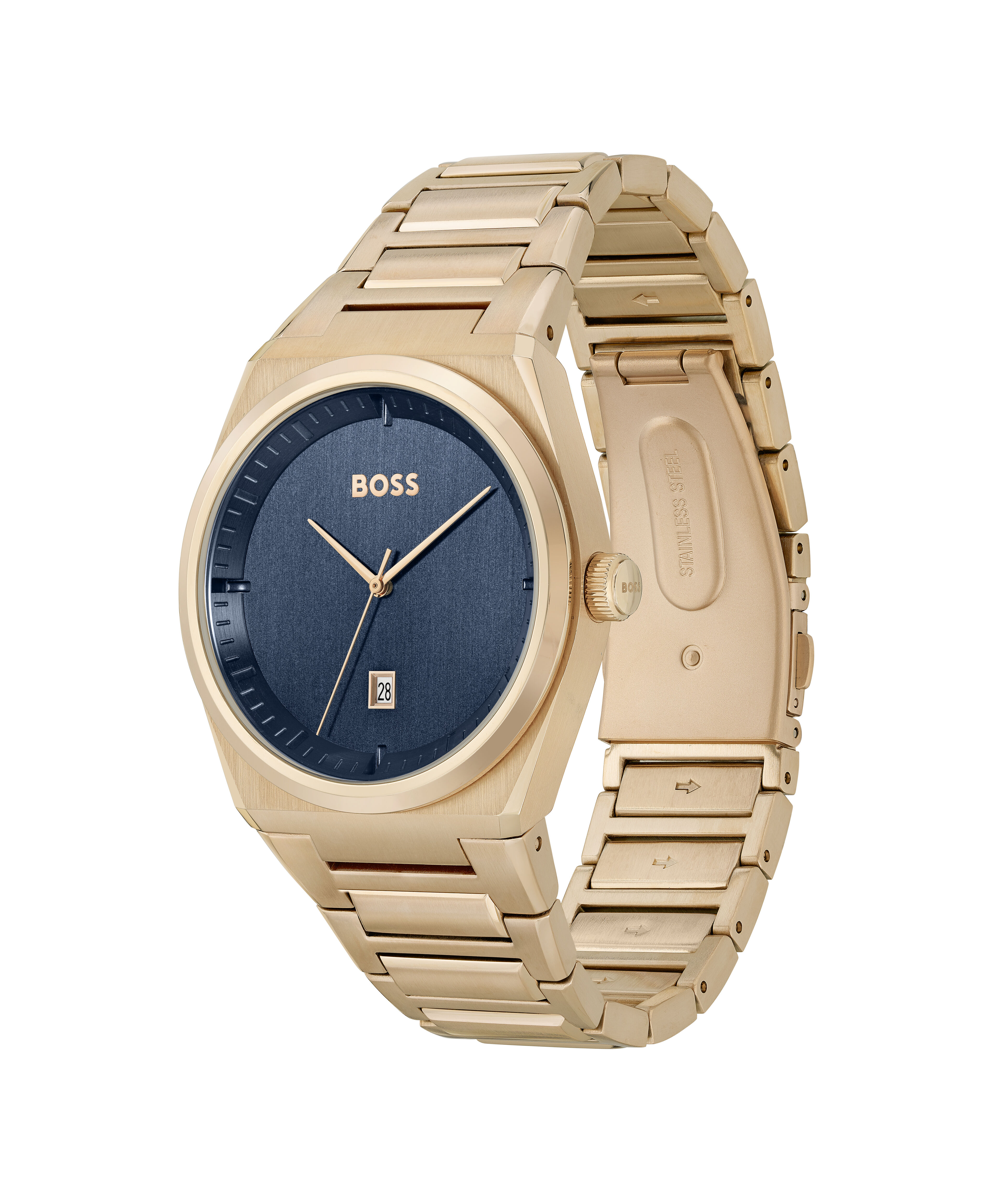 Hugo Boss Chronograph Hero Mens Watch (1513767) Blue | WatchShop.com™