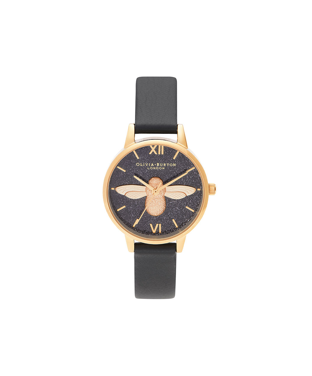 Olivia Burton Glitter 3D Bee Women's Watch, 30mm