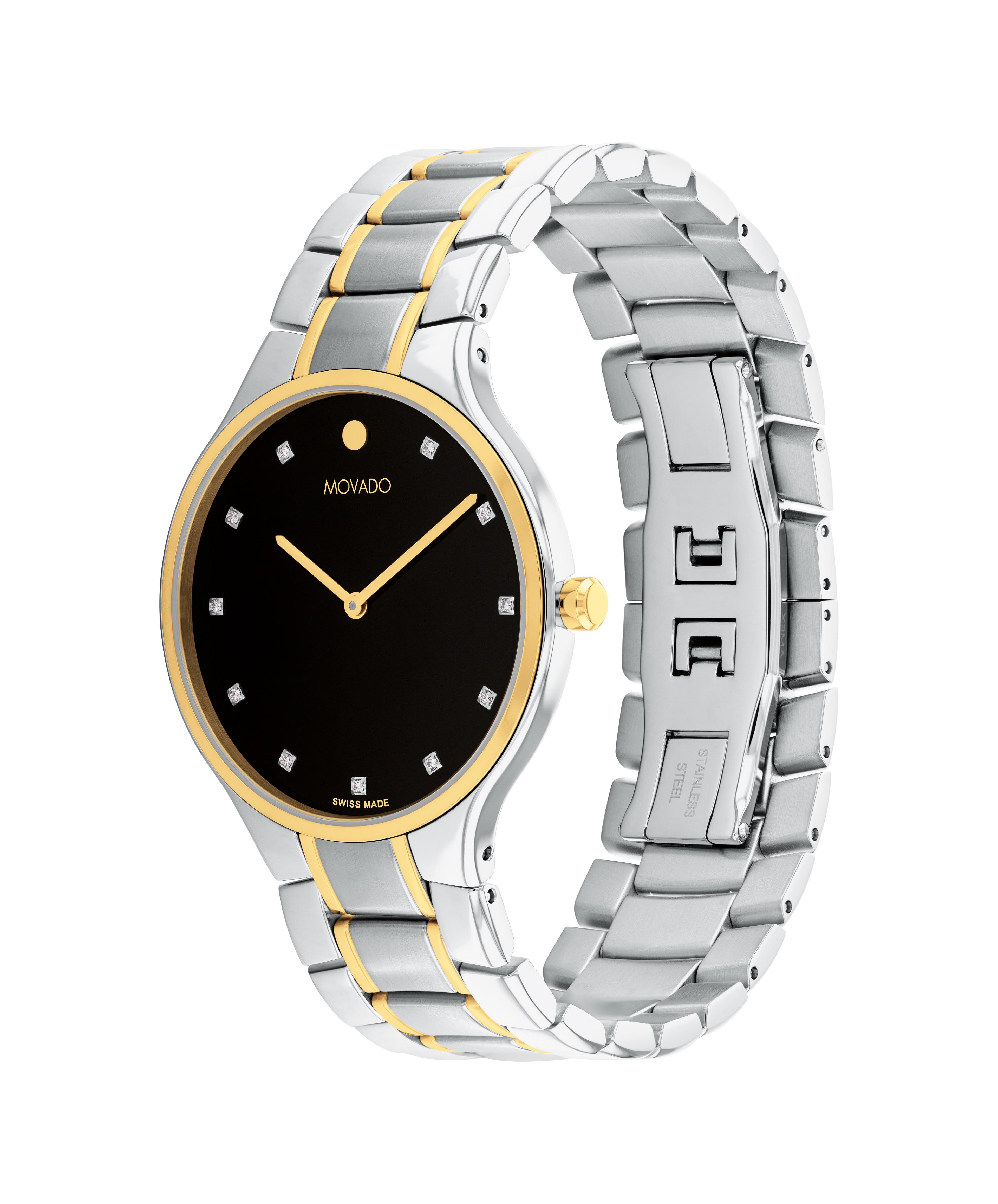 Movado serio cheap two tone