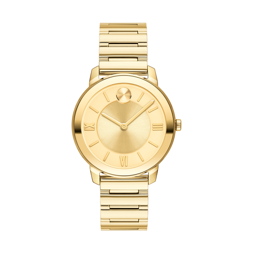 Movado | Movado Company Store | Movado Trend gold watch with gold dial ...