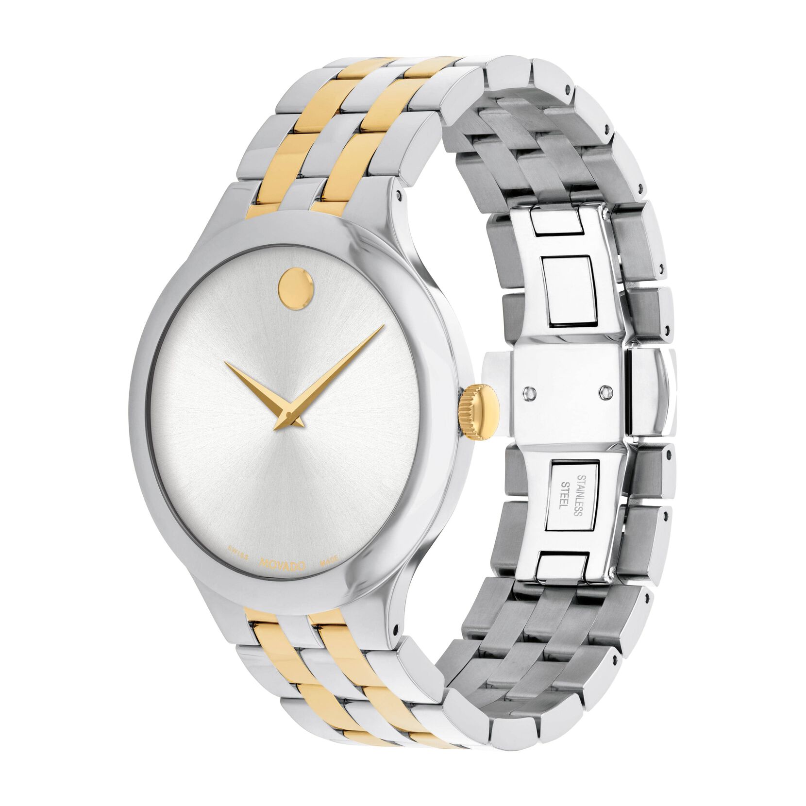 Movado Movado Company Store Movado Veturi Mens Two Tone Watch 