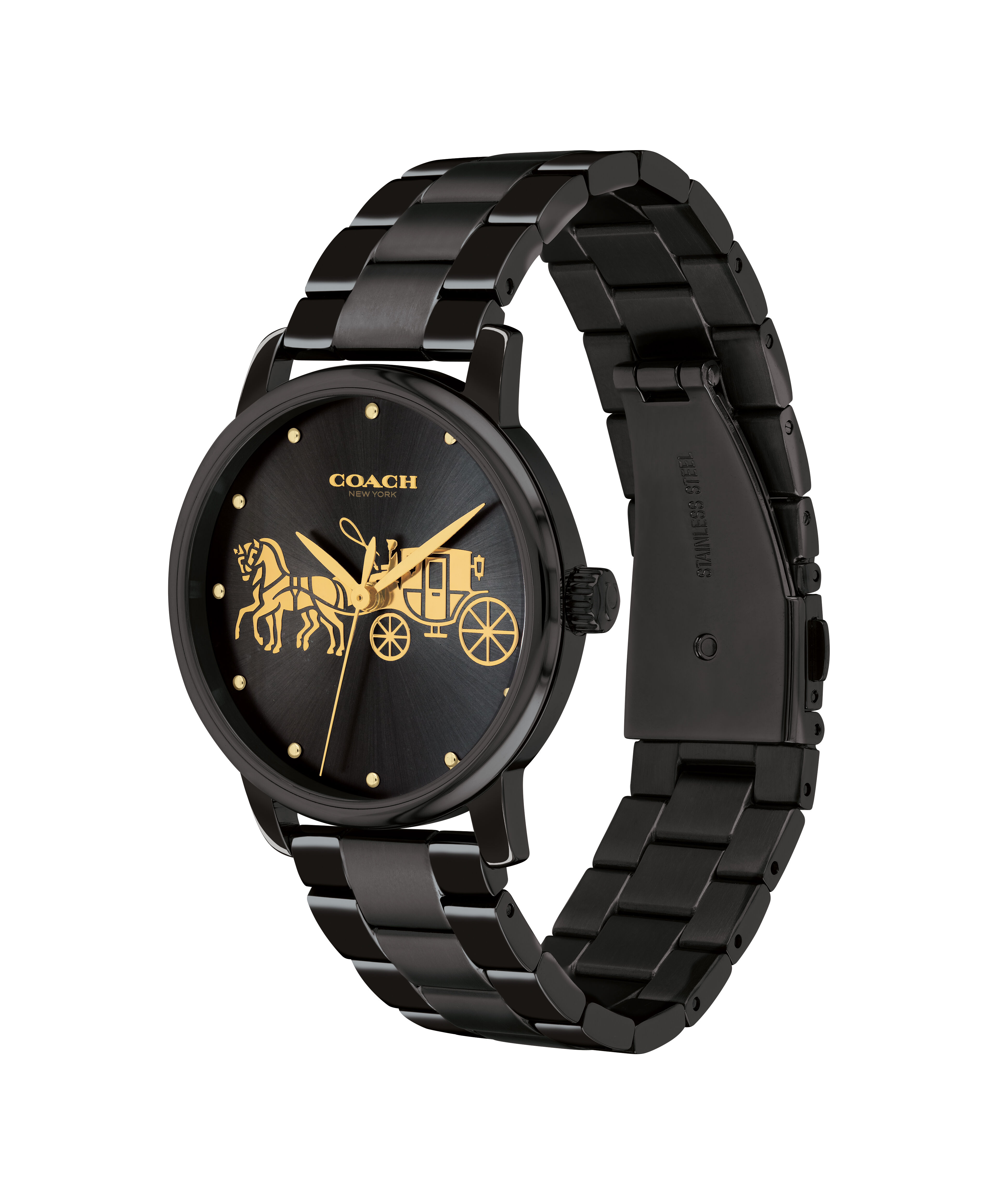 Coach | Movado Company Store | Grand ionized plated bracelet watch 