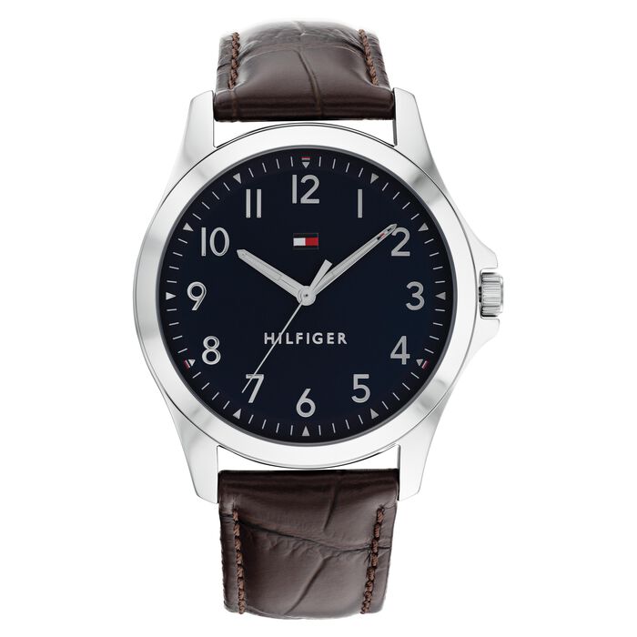 Buy TOMMY HILFIGER Mens 44 mm Ryder Gun Dial Stainless Steel Analog Watch