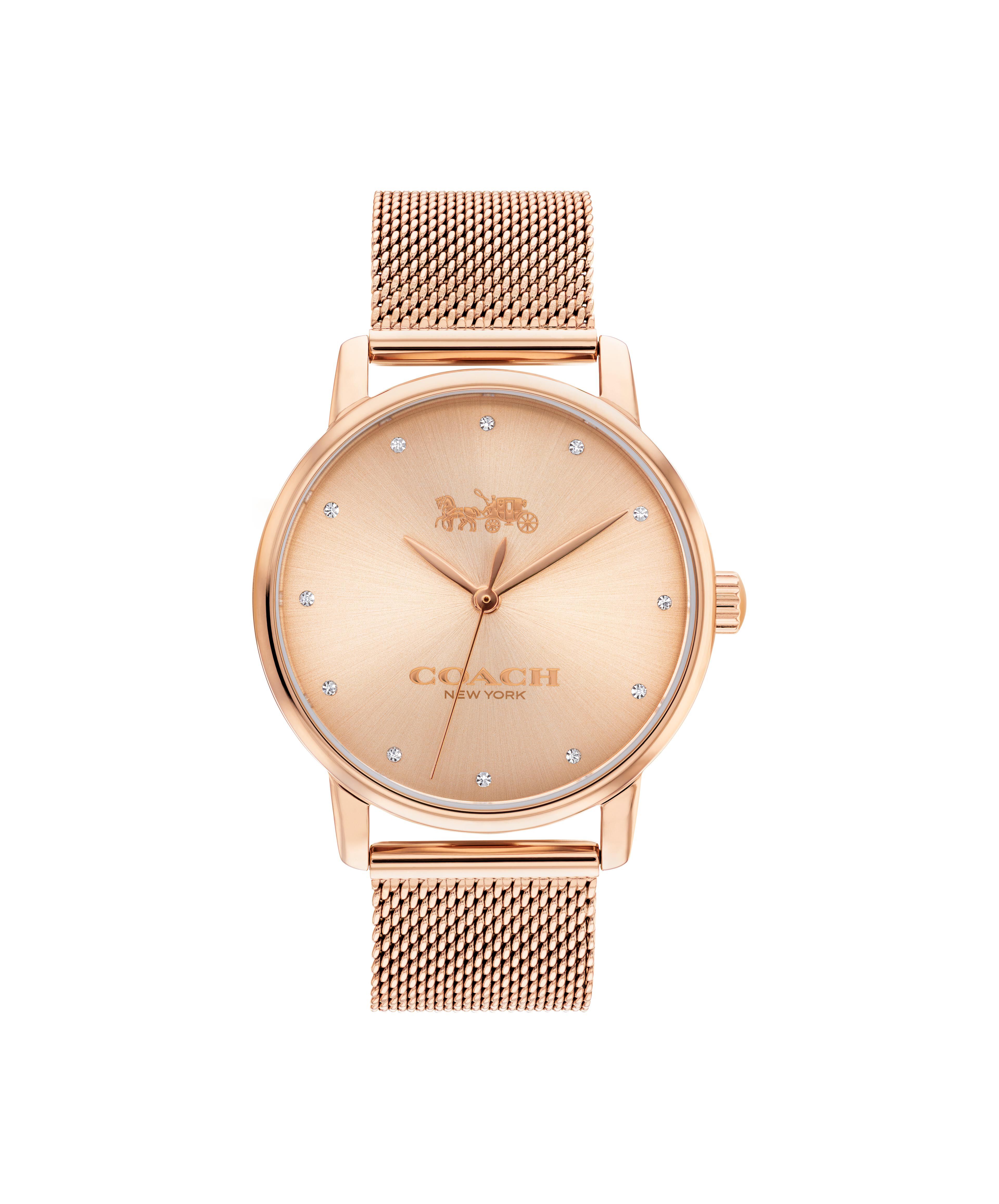 Coach new york 2025 women's watch